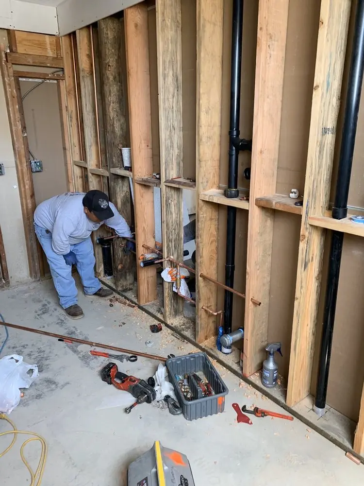 Commercial rough-in plumbing for Gas Line Repair in Carolandville
